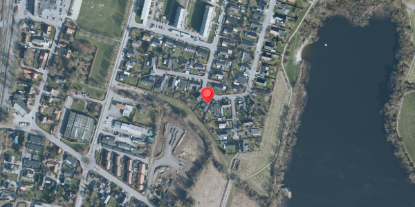 Oversvømmelsesrisiko fra vandløb på Krotoften 34, 4140 Borup