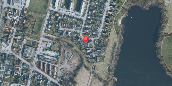 Oversvømmelsesrisiko fra vandløb på Krotoften 36, 4140 Borup