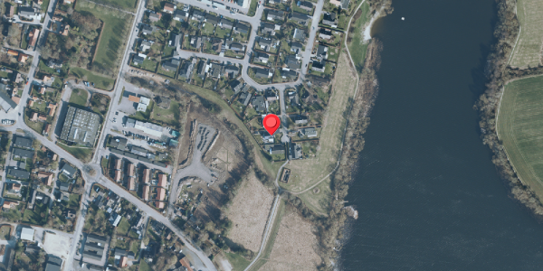 Oversvømmelsesrisiko fra vandløb på Krotoften 42, 4140 Borup