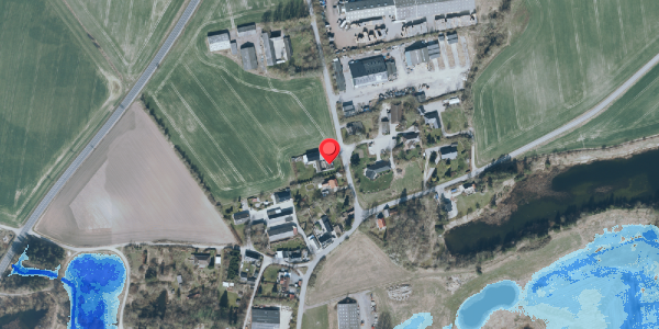 Oversvømmelsesrisiko fra vandløb på Kulerupvej 6, . , 4140 Borup