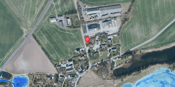 Oversvømmelsesrisiko fra vandløb på Kulerupvej 7, 4140 Borup