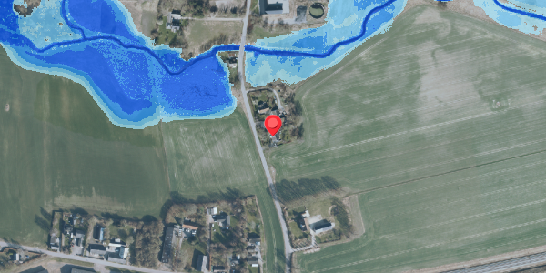 Oversvømmelsesrisiko fra vandløb på Kulerupvej 13B, 4100 Ringsted
