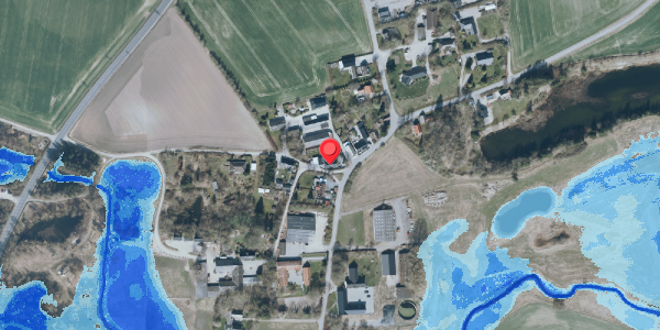 Oversvømmelsesrisiko fra vandløb på Kulerupvej 22, . , 4140 Borup