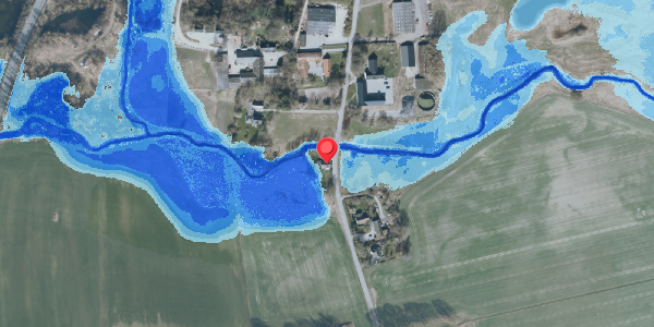 Oversvømmelsesrisiko fra vandløb på Kulerupvej 38, 4100 Ringsted