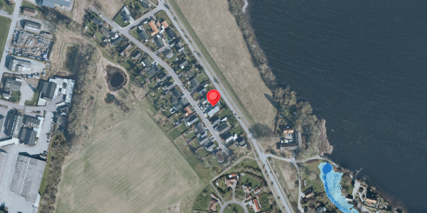 Oversvømmelsesrisiko fra vandløb på Kymervej 25, . , 4140 Borup