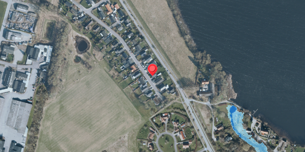 Oversvømmelsesrisiko fra vandløb på Kymervej 27, . , 4140 Borup