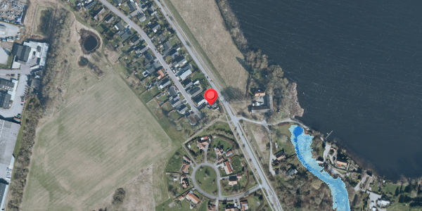 Oversvømmelsesrisiko fra vandløb på Kymervej 33, . , 4140 Borup