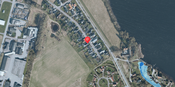 Oversvømmelsesrisiko fra vandløb på Kymervej 34, . , 4140 Borup