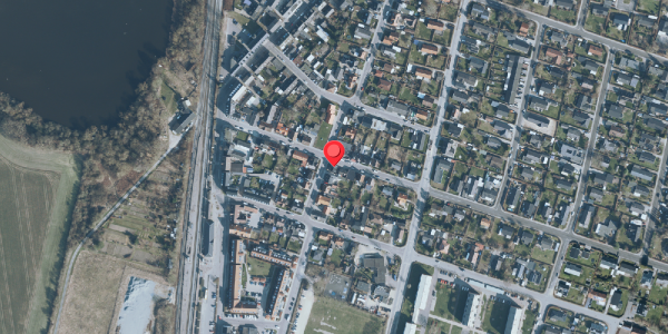 Oversvømmelsesrisiko fra vandløb på Lindevej 10A, . , 4140 Borup