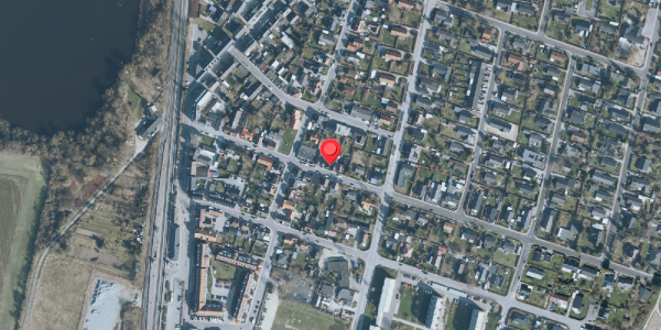 Oversvømmelsesrisiko fra vandløb på Lindevej 13, 4140 Borup
