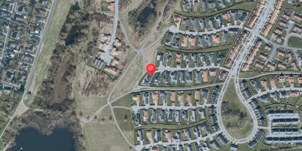 Oversvømmelsesrisiko fra vandløb på Majsmarken 17, . , 4140 Borup