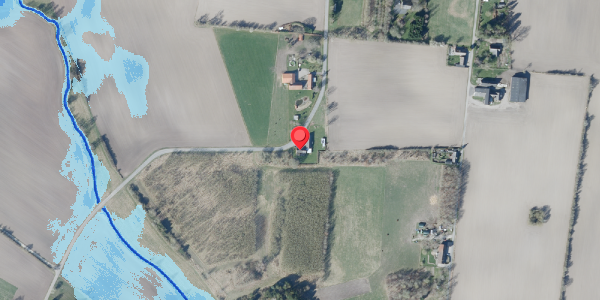 Oversvømmelsesrisiko fra vandløb på Nyvangsvej 80, 4100 Ringsted