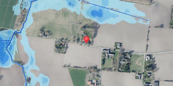 Oversvømmelsesrisiko fra vandløb på Nyvangsvej 89, 4100 Ringsted