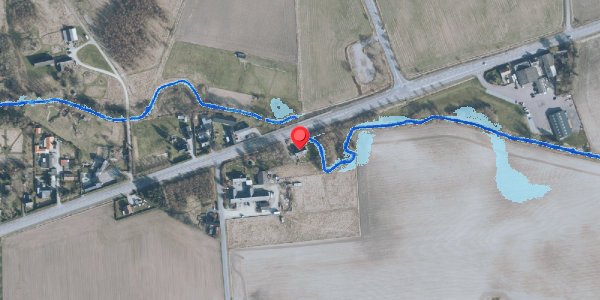 Oversvømmelsesrisiko fra vandløb på Ringstedvej 651, 4100 Ringsted