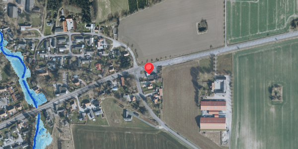 Oversvømmelsesrisiko fra vandløb på Ringstedvej 669, 4100 Ringsted