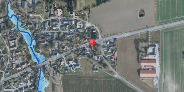 Oversvømmelsesrisiko fra vandløb på Ringstedvej 671, 4100 Ringsted