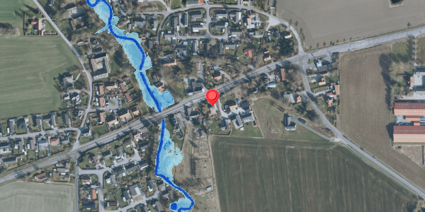 Oversvømmelsesrisiko fra vandløb på Ringstedvej 679, 4100 Ringsted