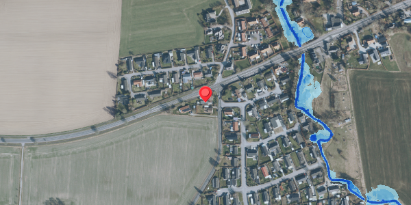 Oversvømmelsesrisiko fra vandløb på Ringstedvej 685, 4100 Ringsted