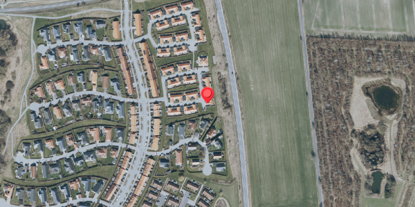 Oversvømmelsesrisiko fra vandløb på Rugmarken 17, 4140 Borup