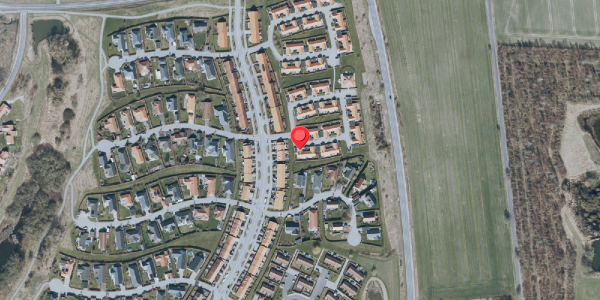 Oversvømmelsesrisiko fra vandløb på Rugmarken 25, 4140 Borup