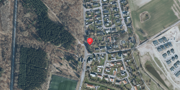Oversvømmelsesrisiko fra vandløb på Ryeskovvej 6, 4140 Borup