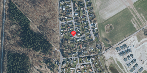 Oversvømmelsesrisiko fra vandløb på Skovbrynet 10, . , 4140 Borup