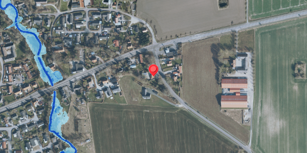 Oversvømmelsesrisiko fra vandløb på Slimmingevej 73, 4100 Ringsted