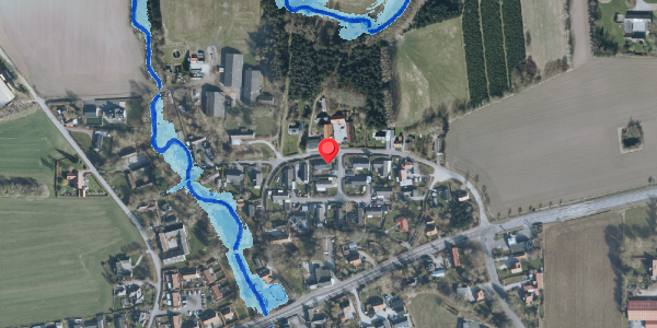 Oversvømmelsesrisiko fra vandløb på Smedeparken 2, . , 4100 Ringsted