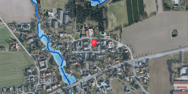 Oversvømmelsesrisiko fra vandløb på Smedeparken 3, . , 4100 Ringsted