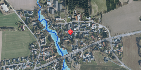 Oversvømmelsesrisiko fra vandløb på Smedeparken 12, . , 4100 Ringsted
