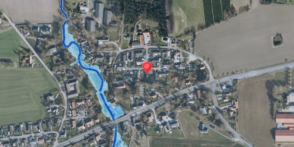 Oversvømmelsesrisiko fra vandløb på Smedeparken 16, . , 4100 Ringsted
