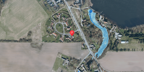 Oversvømmelsesrisiko fra vandløb på Sveibogen 1, 4140 Borup