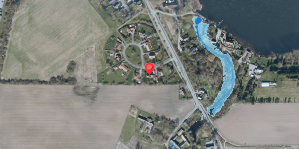 Oversvømmelsesrisiko fra vandløb på Sveibogen 2, 4140 Borup