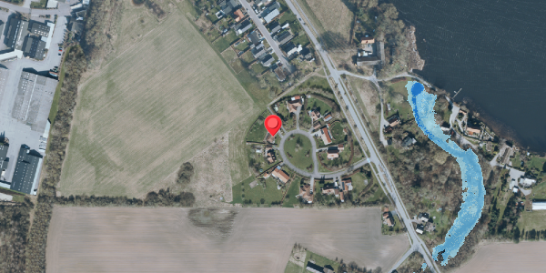 Oversvømmelsesrisiko fra vandløb på Sveibogen 6, 4140 Borup