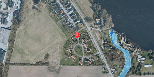 Oversvømmelsesrisiko fra vandløb på Sveibogen 7, 4140 Borup