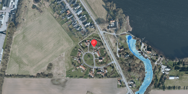 Oversvømmelsesrisiko fra vandløb på Sveibogen 8, 4140 Borup