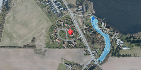 Oversvømmelsesrisiko fra vandløb på Sveibogen 10, 4140 Borup