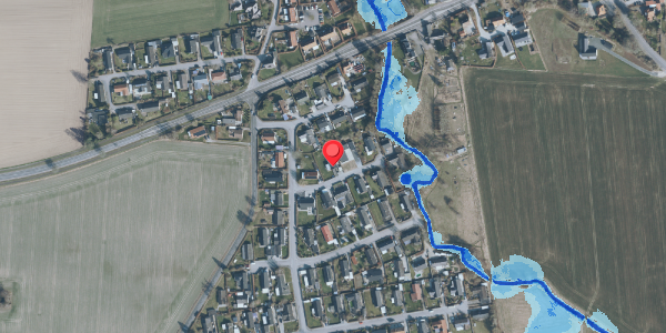 Oversvømmelsesrisiko fra vandløb på Ådalsvej 3, 4100 Ringsted