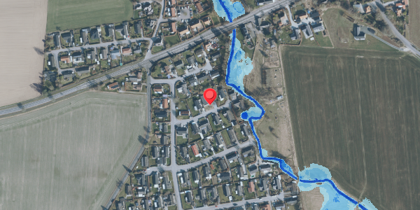 Oversvømmelsesrisiko fra vandløb på Ådalsvej 5, . , 4100 Ringsted