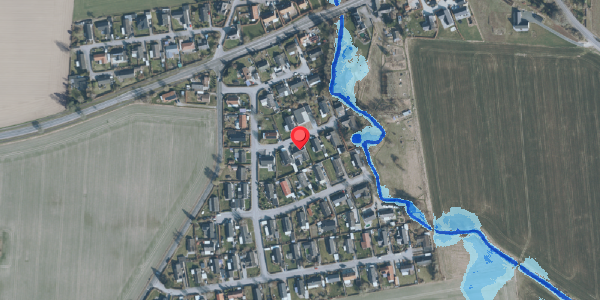 Oversvømmelsesrisiko fra vandløb på Ådalsvej 6, 4100 Ringsted
