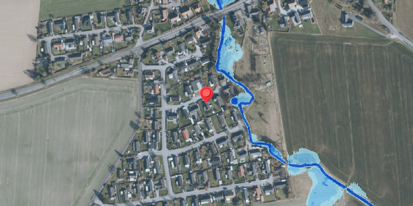 Oversvømmelsesrisiko fra vandløb på Ådalsvej 8, 4100 Ringsted