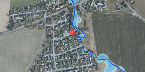 Oversvømmelsesrisiko fra vandløb på Ådalsvej 10, . , 4100 Ringsted