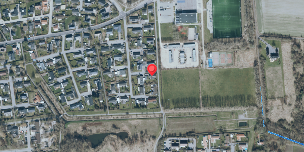 Oversvømmelsesrisiko fra vandløb på Dalparken 21, 4622 Havdrup