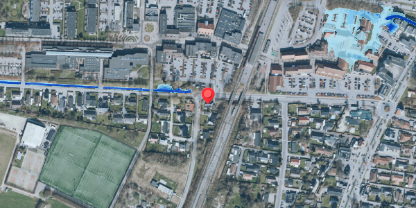 Oversvømmelsesrisiko fra vandløb på Mosevej 19, 2680 Solrød Strand