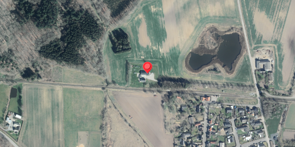 Oversvømmelsesrisiko fra vandløb på Hedeborydevej 5, 4293 Dianalund