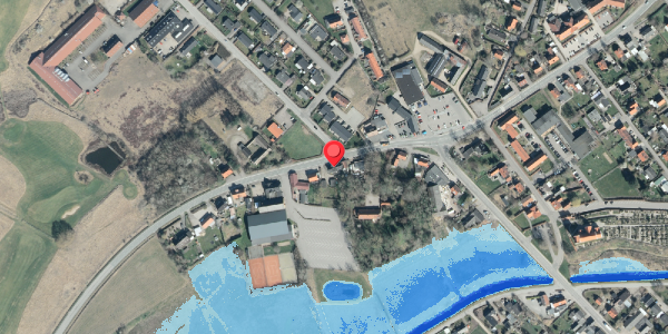 Oversvømmelsesrisiko fra vandløb på Kalundborgvej 13D, 4540 Fårevejle