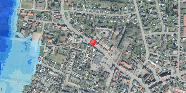 Oversvømmelsesrisiko fra vandløb på Algade 43, 4281 Gørlev