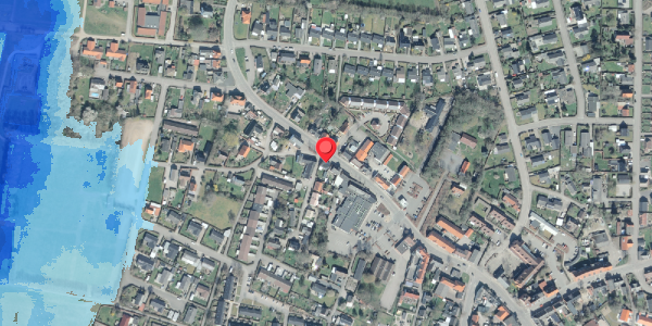 Oversvømmelsesrisiko fra vandløb på Algade 45, 4281 Gørlev