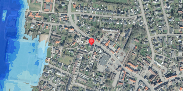 Oversvømmelsesrisiko fra vandløb på Algade 47A, . , 4281 Gørlev