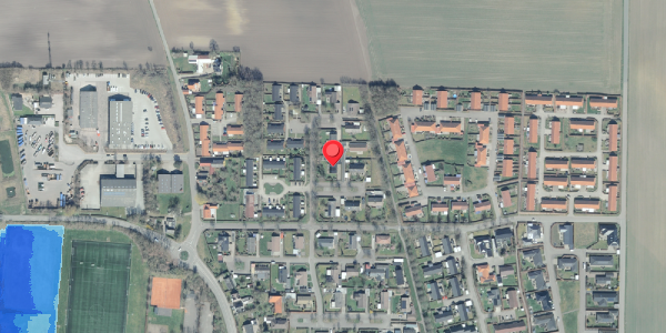 Oversvømmelsesrisiko fra vandløb på Egetoften 12, . , 4281 Gørlev